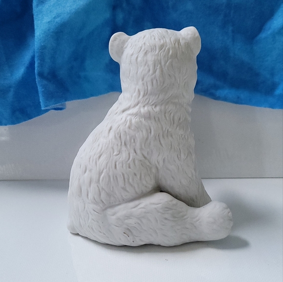 Vintage 1974 Aldon porcelain polar bear - Picture 4 of 8